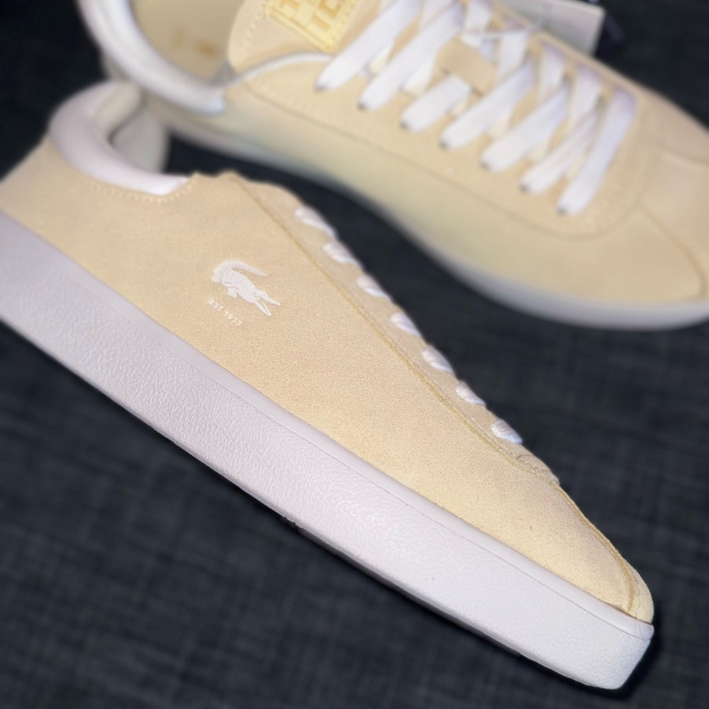 Lacoste New with tags preppy Beige and White Sneakers